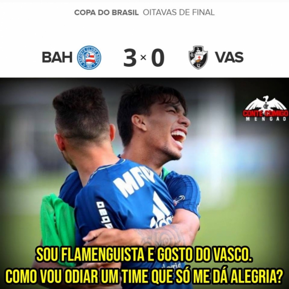 Os melhores memes da vitória do Bahia sobre o Vasco