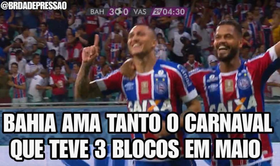 Os melhores memes da vitória do Bahia sobre o Vasco