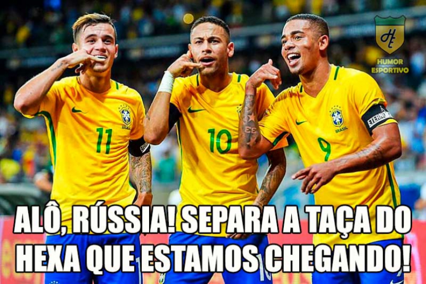 Memes brincam com lista para Copa da Rússia