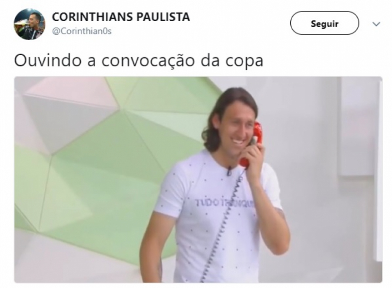 Memes brincam com lista para Copa da Rússia