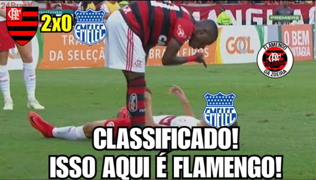 Os melhores memes da vitória do Flamengo diante do Emelec