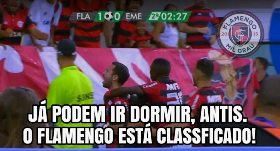 Os melhores memes da vitória do Flamengo diante do Emelec