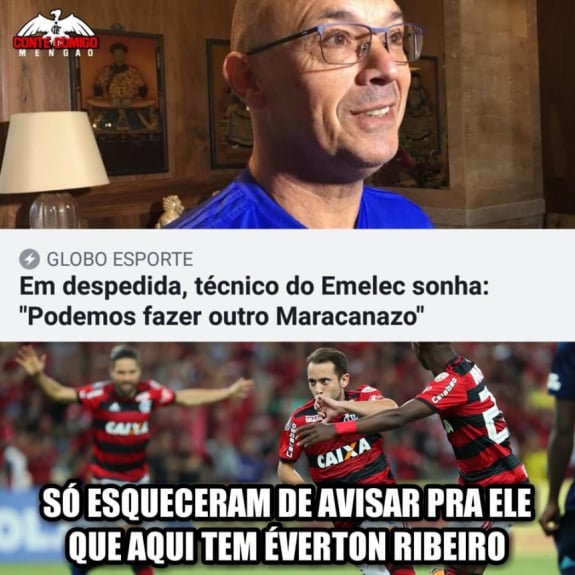 Os melhores memes da vitória do Flamengo diante do Emelec