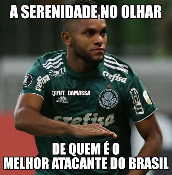 Torcedores do Palmeiras brincam após boa atuação de Borja e vitória na Libertadores