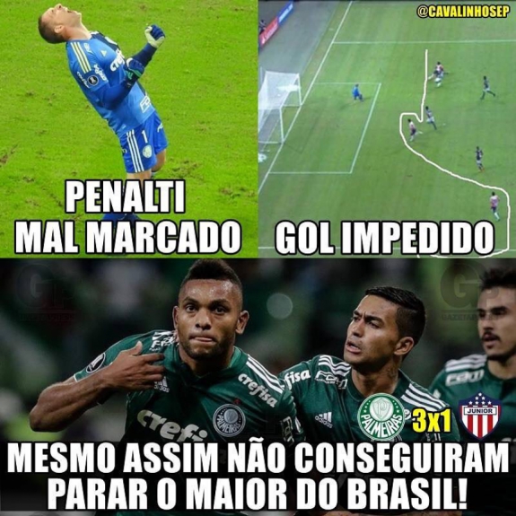 Torcedores do Palmeiras brincam após boa atuação de Borja e vitória na Libertadores