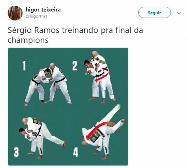 Memes e comentários agitaram as redes sociais após Mohamed Salah se machucar em lance com Sérgio Ramos
