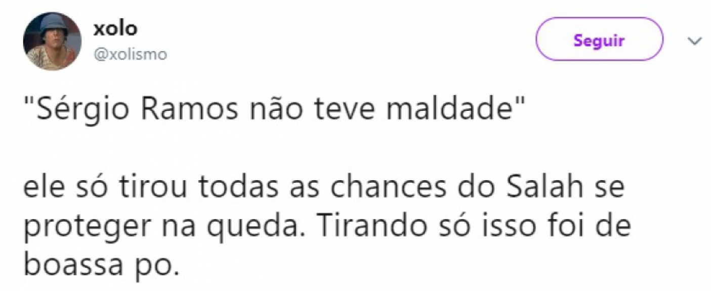 Memes e comentários agitaram as redes sociais após Mohamed Salah se machucar em lance com Sérgio Ramos