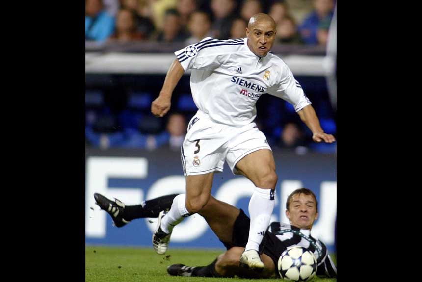 Ídolo entre os torcedores do Real Madrid, Roberto Carlos ganhou três vezes a Champions League: 1997/1998, 1999/2000 e 2001/2002