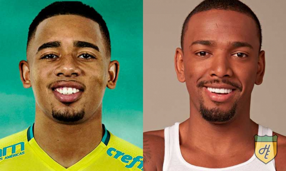 Separados na maternidade: Gabriel Jesus e Nego do Borel