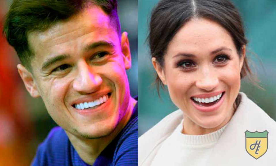 Separados na maternidade: Philippe Coutinho e Meghan Markle