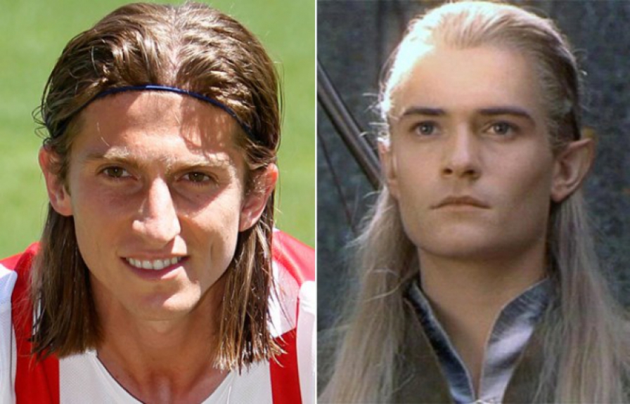 Separados na maternidade: Filipe Luis e Legolas, personagem de 'O Senhor dos Anéis'