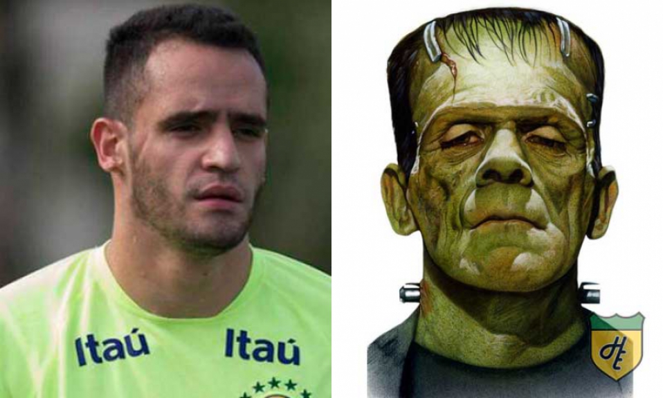 Separados na maternidade: Renato Augusto e Frankenstein