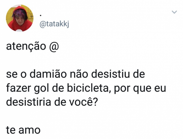 Tentativas de bicicleta de Damião são alvos de piadas nas redes