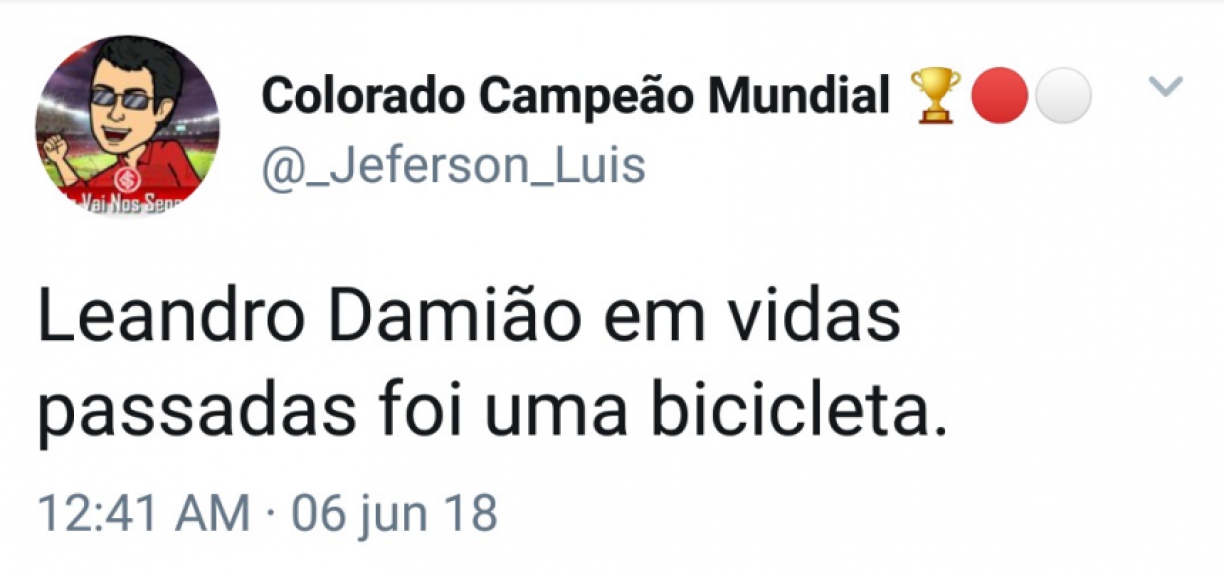 Tentativas de bicicleta de Damião são alvos de piadas nas redes