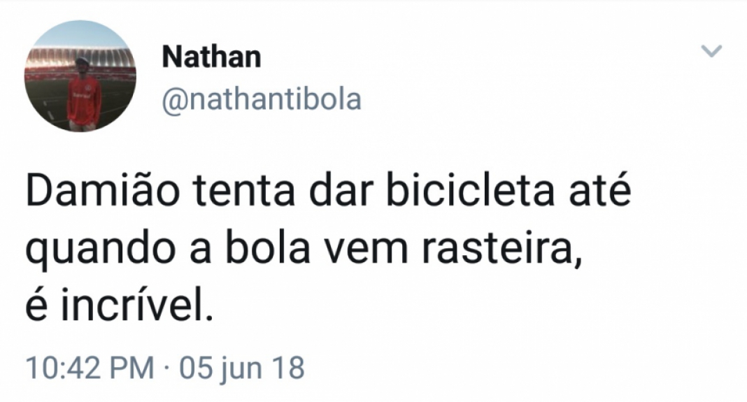 Tentativas de bicicleta de Damião são alvos de piadas nas redes