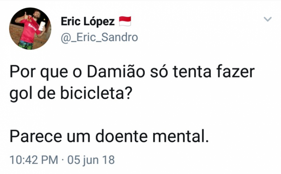 Tentativas de bicicleta de Damião são alvos de piadas nas redes