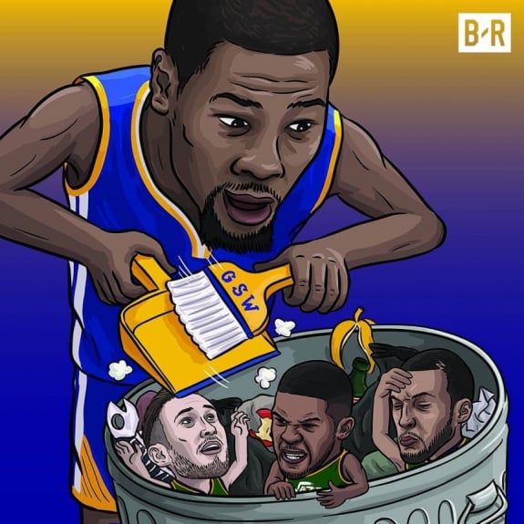 Varrida do Golden State Warriors e futuro incerto de LeBron foram destaque nos memes