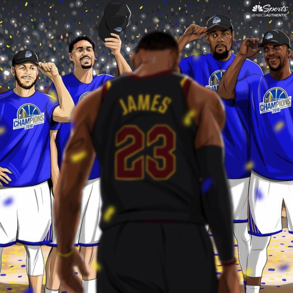 Varrida do Golden State Warriors e futuro incerto de LeBron foram destaque nos memes