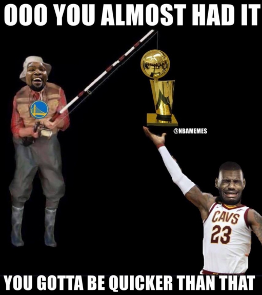 Varrida do Golden State Warriors e futuro incerto de LeBron foram destaque nos memes