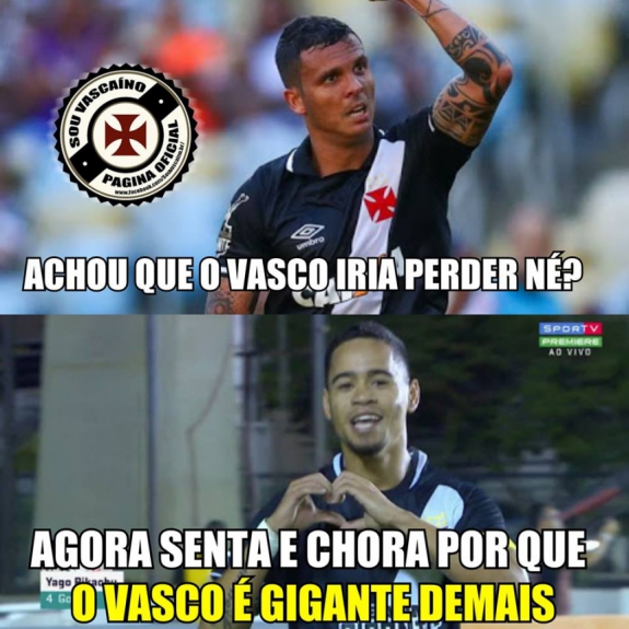 Vascaínos brincam com fase artilheira de Yago Pikachu