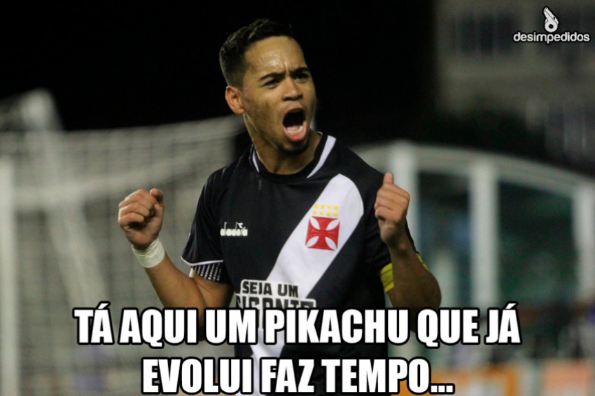 Vascaínos brincam com fase artilheira de Yago Pikachu