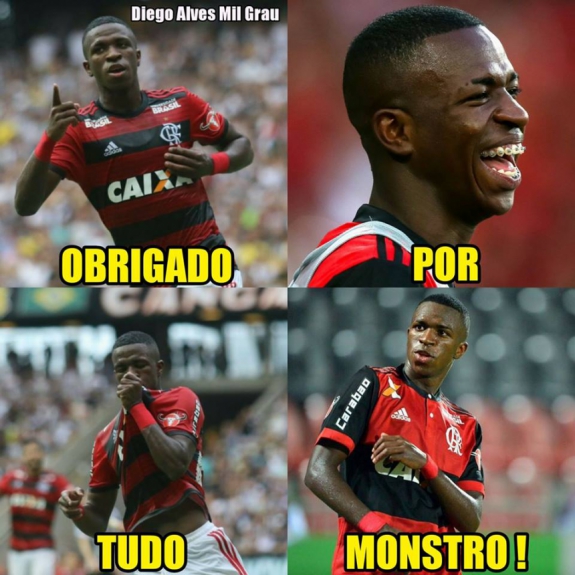 Garotos do Ninho são exaltados pelos rubro-negros