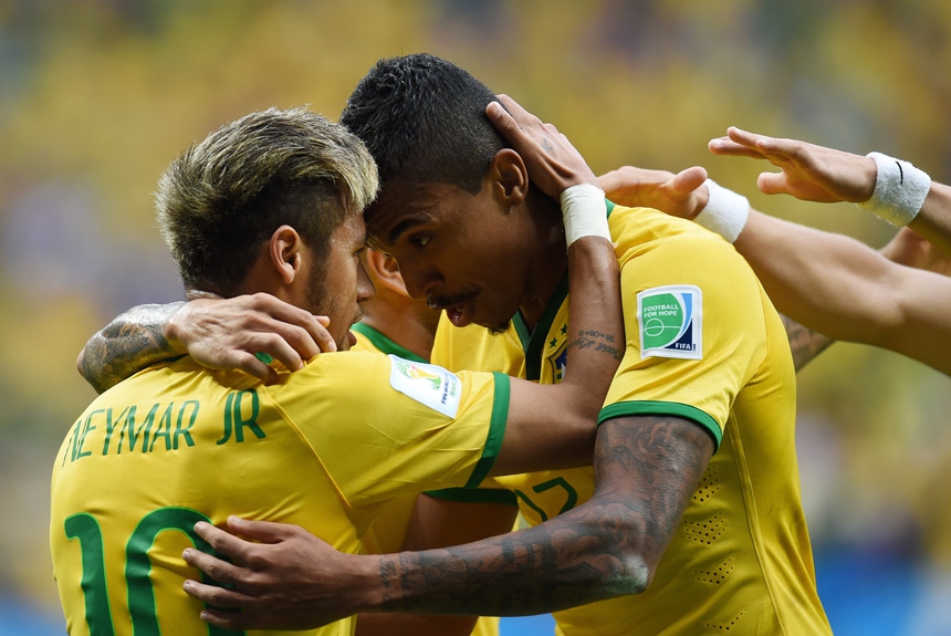 O craque Neymar voltaria a balançar as redes na goleada de 4 a 1 sobre Camarões. O jogador fez dois gols neste compromisso