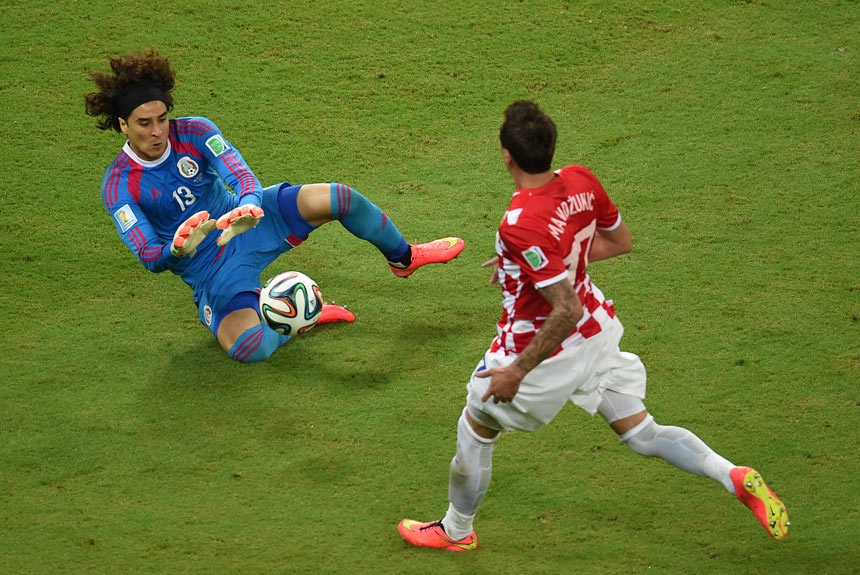 Mandzukic e Ivan Perisic marcaram na goleada de 4 a 0 da Croácia sobre Camarões. Perisic também fez o de honra na derrota de 3 a 1 para o México