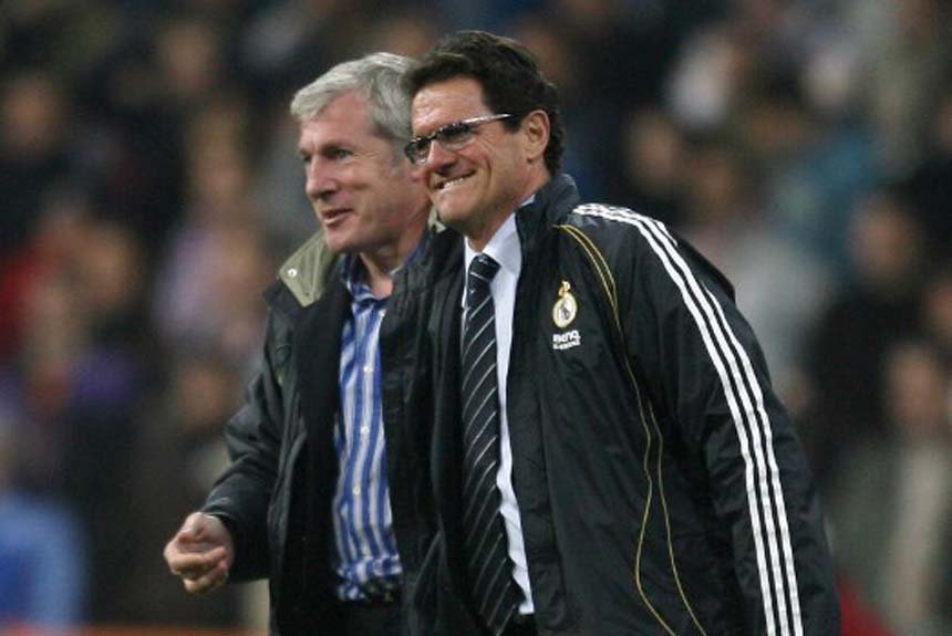 Antes dele, Fábio Capello também dirigiu o time por uma temporada e ganhou o Campeonato Espanhol da temporada 2006/2007