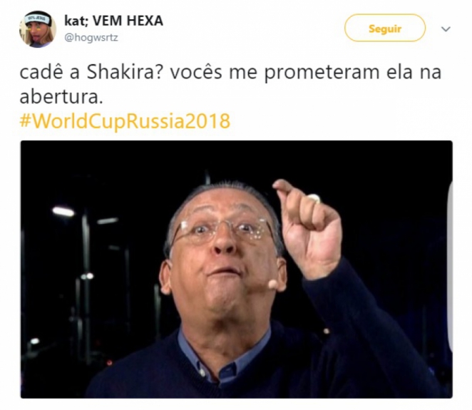 Humor na Copa: os memes da Cerimônia de Abertura