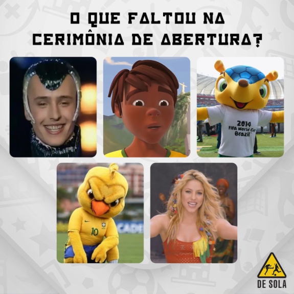 Humor na Copa: os memes da Cerimônia de Abertura