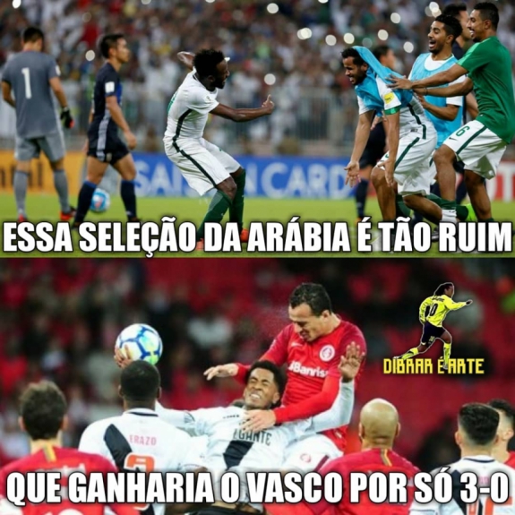 Humor na Copa: os memes de Rússia 5-0 Arábia Saudita