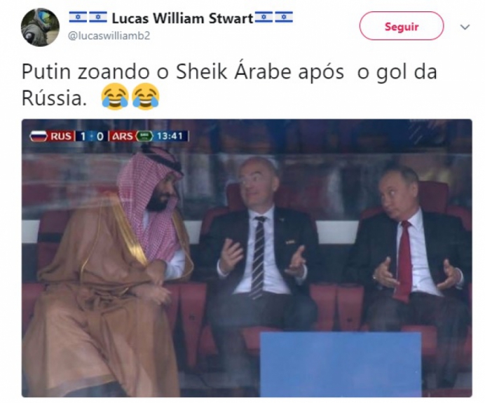Humor na Copa: os memes de Rússia 5-0 Arábia Saudita