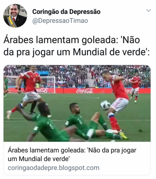Humor na Copa: os memes de Rússia 5-0 Arábia Saudita