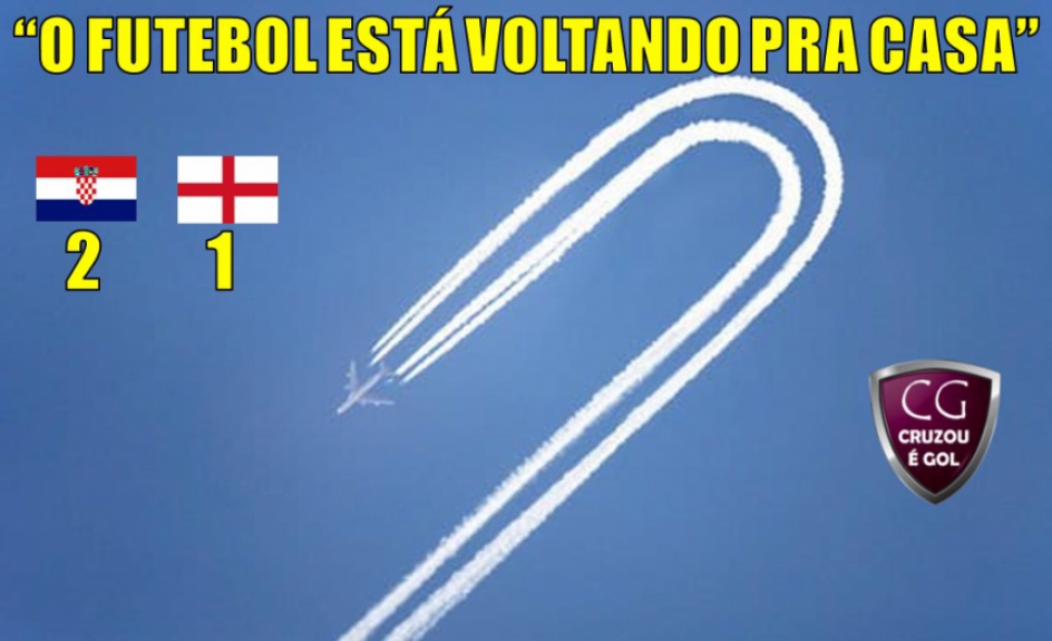 Humor na Copa: os memes de Croácia e Inglaterra