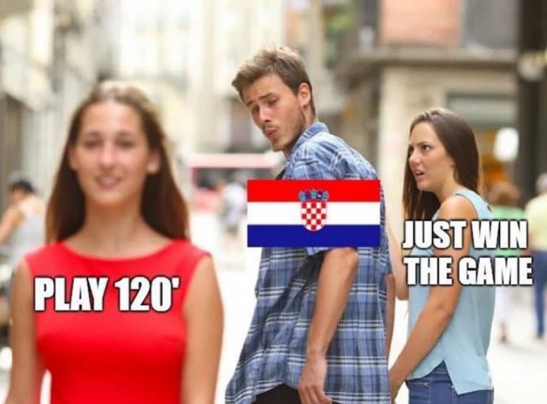 Humor na Copa: os memes de Croácia e Inglaterra