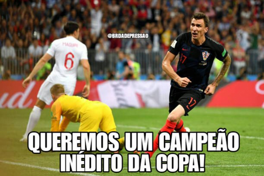 Humor na Copa: os memes de Croácia e Inglaterra