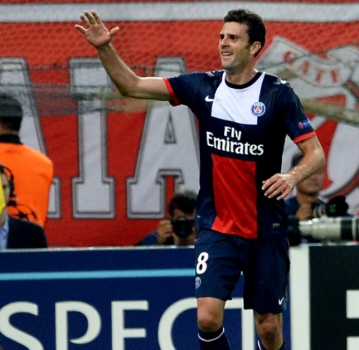 Thiago Motta - Olympiakos x Paris Saint-Germain (Foto: Aris Messinis/ AFP)
