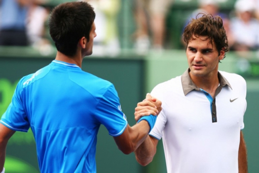 Novak Djokovic bateu Roger Federer na semifinal de Miami em 2009