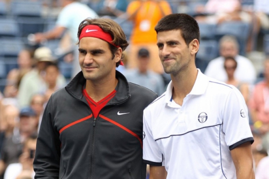 No US Open de 2011, Novak Djokovic passou por Roger Federer na semifinal