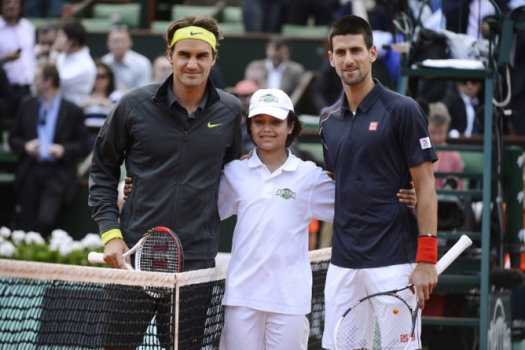 Na semi de Roland Garros de 2012, Novak Djokovic superou Roger Federer
