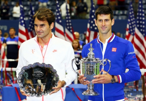 Na final do US Open de 2015, vitória de Djoko por 3 a 1 sobre Federer