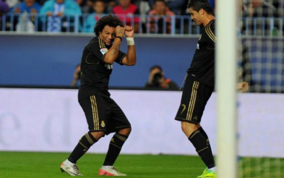 Cristiano Ronaldo dança "Aí se eu te pego" com lateral Marcelo