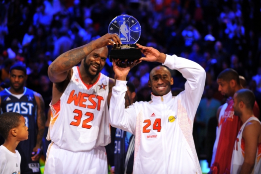 2009 - Bryant recebe mais um MVP ao lado de Shaquille O'Neal