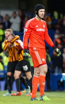 Chelsea x Bradford City - Cech (Foto: Justin Tallis/ AFP)