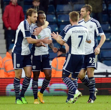 Saido Berahino - West Bromwich Albion x Gateshead (Foto: Oli Scarff/AFP)