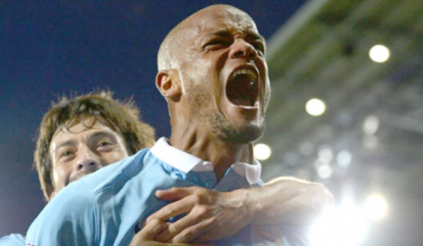 West Bromwich x Manchester City - Campeonato Inglês - Kompany (Foto: Oli Scarff/AFP)