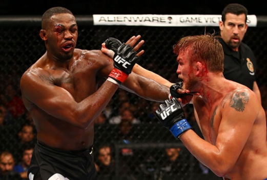Jon Jones, Gustafsson (FOTO: UFC)