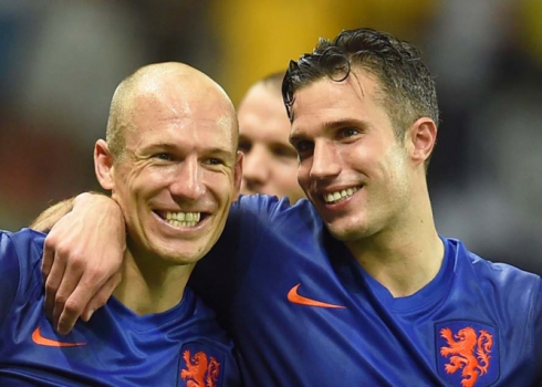 Robben e Van Persie - Holanda (Foto: Emmanuel Dunand/AFP)