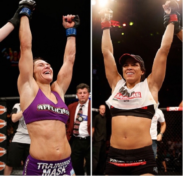 Cat Zingano, Amanda Nunes (FOTOS: UFC)